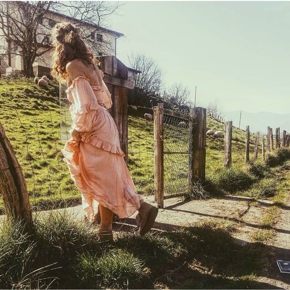 Spell & The Gypsy Clementine Mermaid Maxi Dress – Size L - Picture 3 of 11